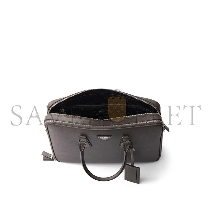 PRADA STRUCTURED LAPTOP BAG 2VE368 (36*28*4cm) 